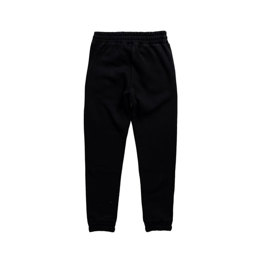 Blauer Black Cotton Joggers Workout Pant $241.00 Blauer Luzworld