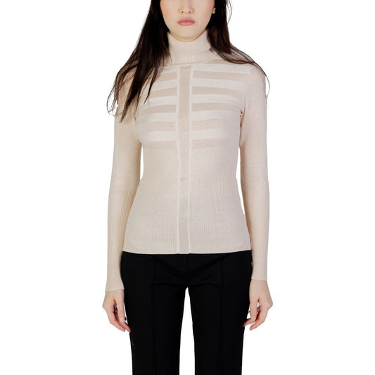 Morgan De Toi Pink Viscose Turtleneck $116.00 Morgan De Toi Luzworld