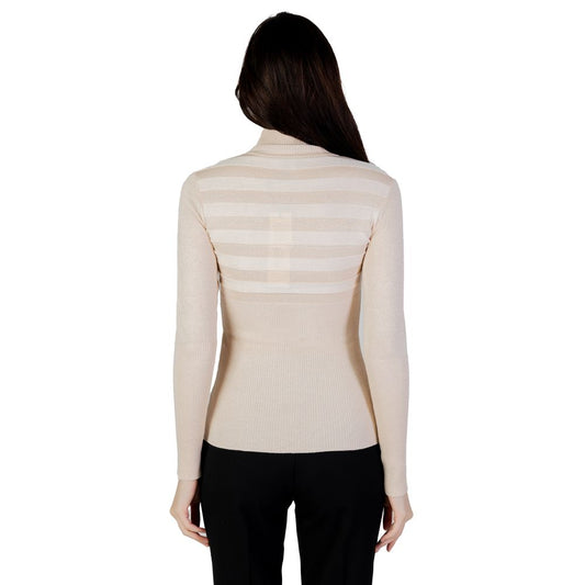 Morgan De Toi Pink Viscose Turtleneck $116.00 Morgan De Toi Luzworld