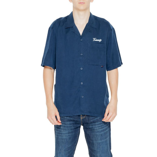Tommy Hilfiger Jeans Blue Lyocell Shortsleeve