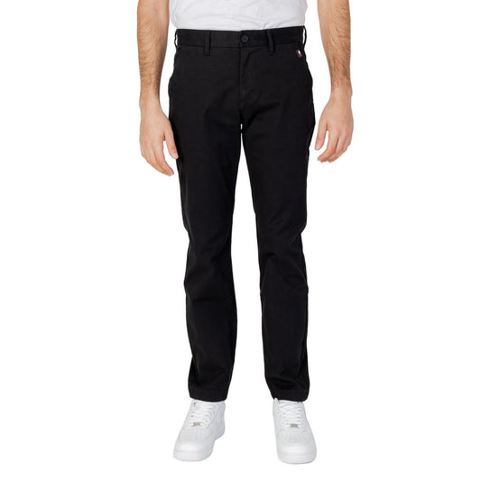 Tommy Hilfiger Jeans Black Organic Cotton Pant $213.00 Tommy Hilfiger Jeans Luzworld