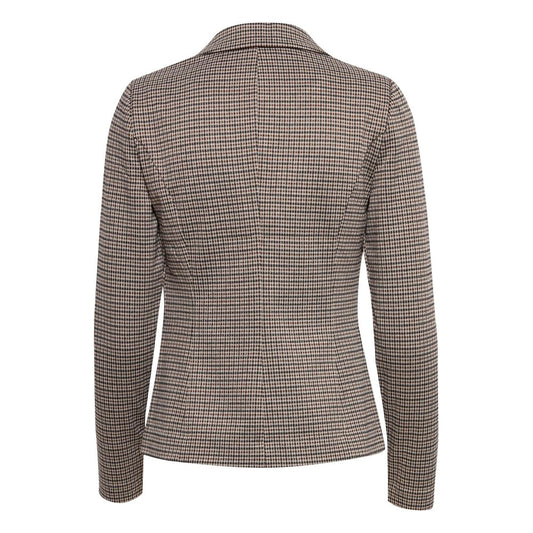 ICHI Beige Polyester Blazer