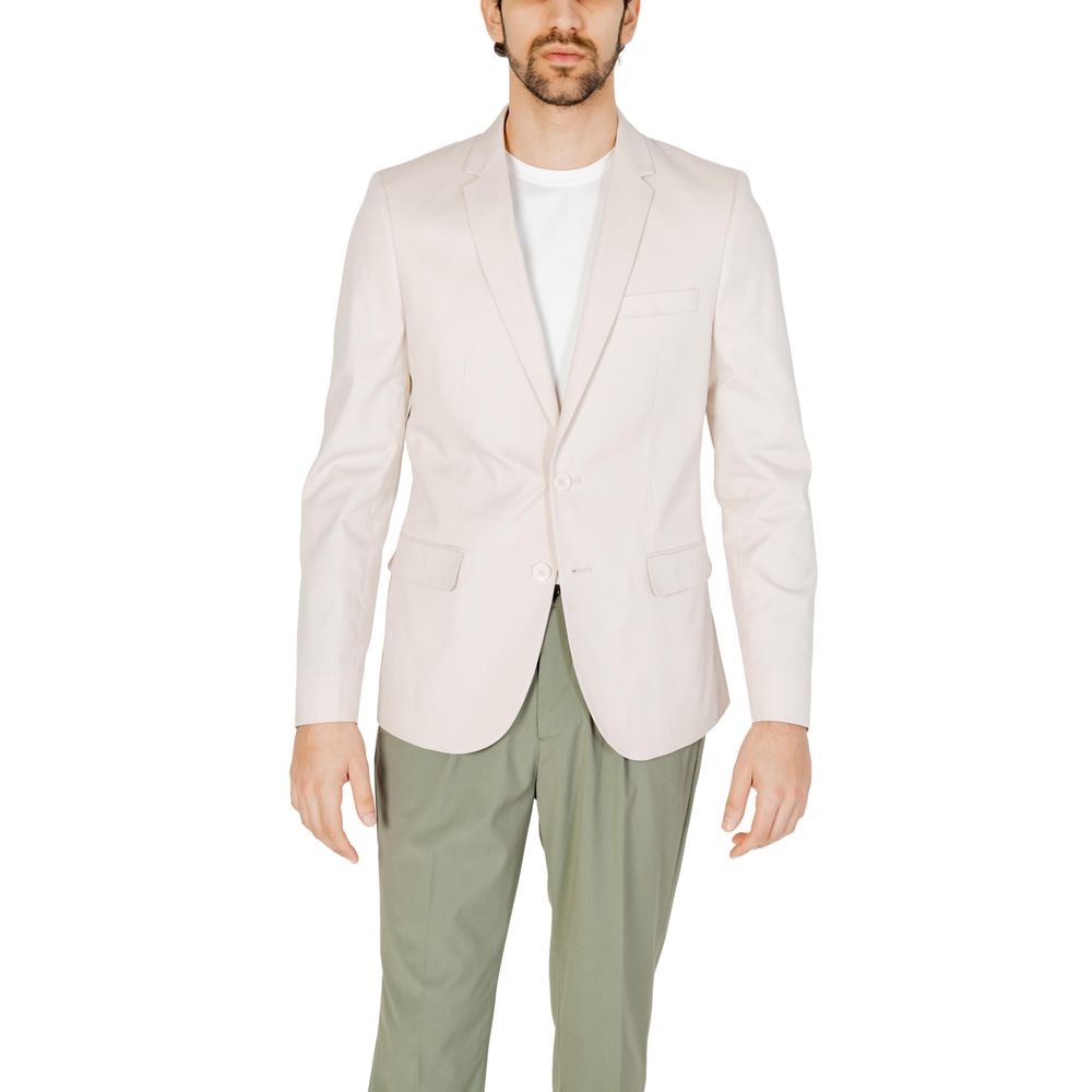 Antony Morato Cream Cotton Blazer $311.00 Antony Morato Luzworld