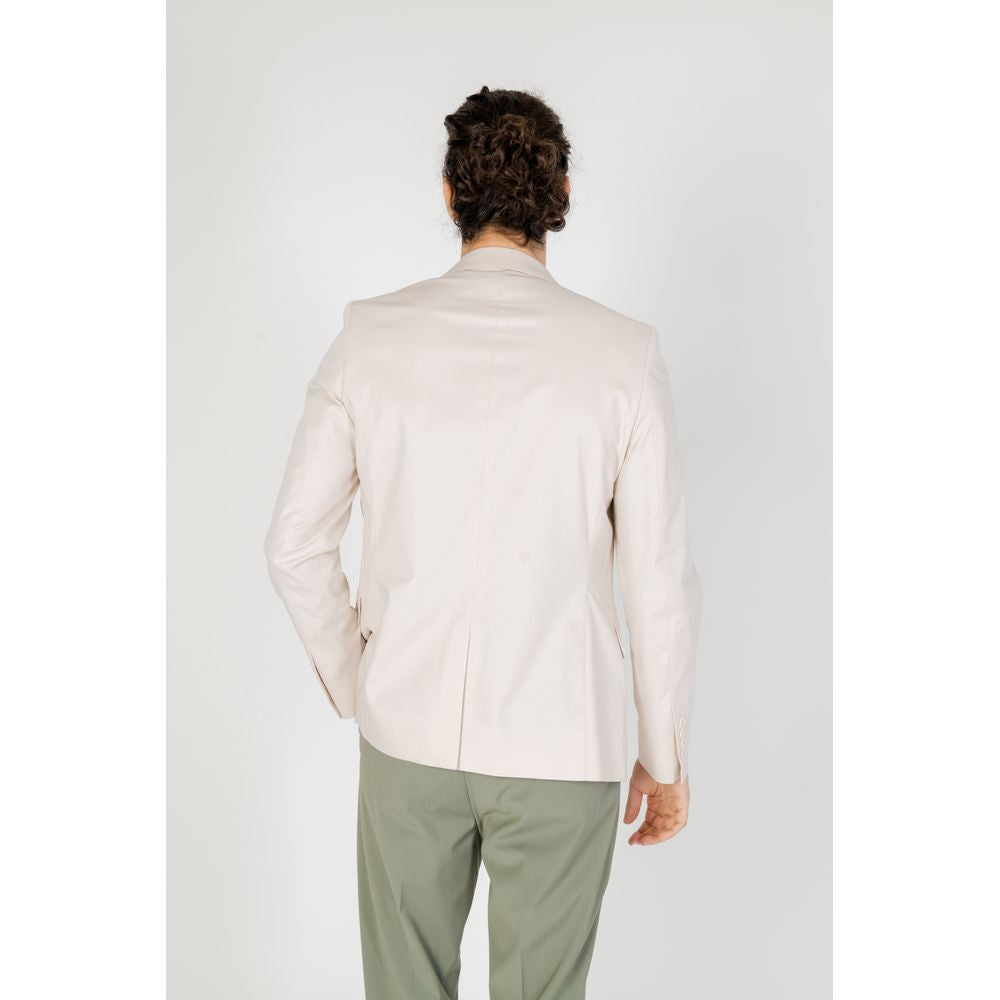 Antony Morato Cream Cotton Blazer $311.00 Antony Morato Luzworld