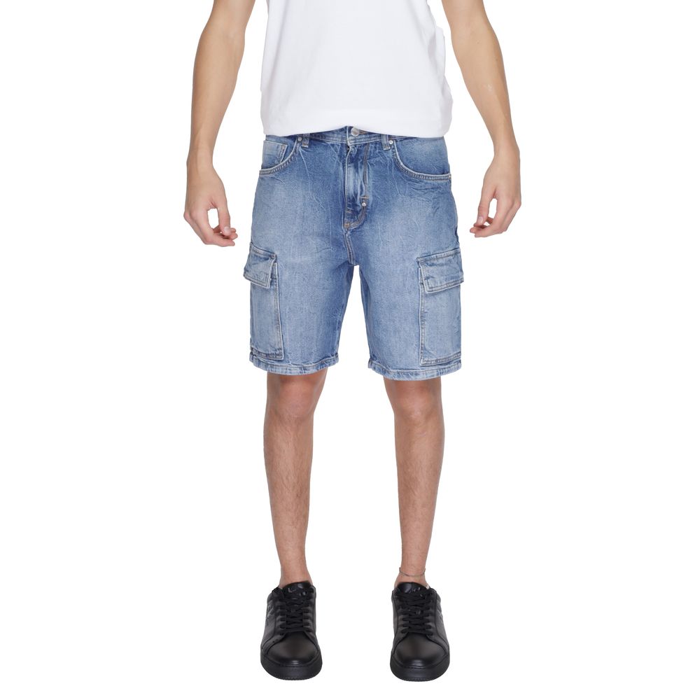 Antony Morato Blue Cotton Bermuda