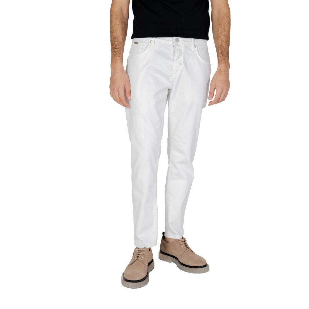 Antony Morato White Cotton Skinny Jean $207.00 Antony Morato Luzworld