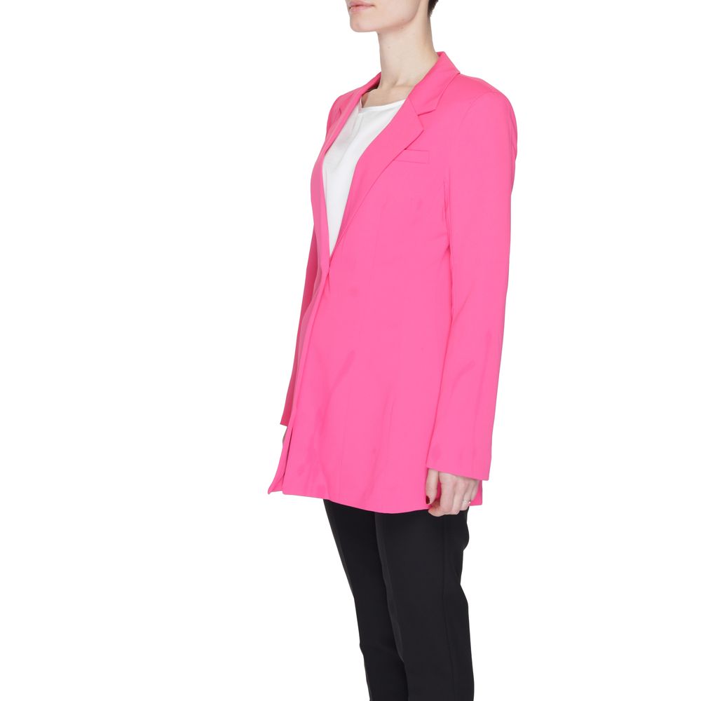 Vero Moda Pink Polyester Blazer $154.00 Vero Moda Luzworld