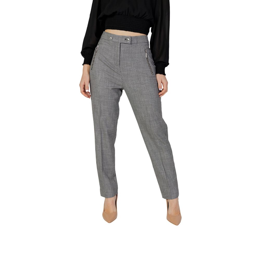 Morgan De Toi Black Polyester Pant $166.00 Morgan De Toi Luzworld
