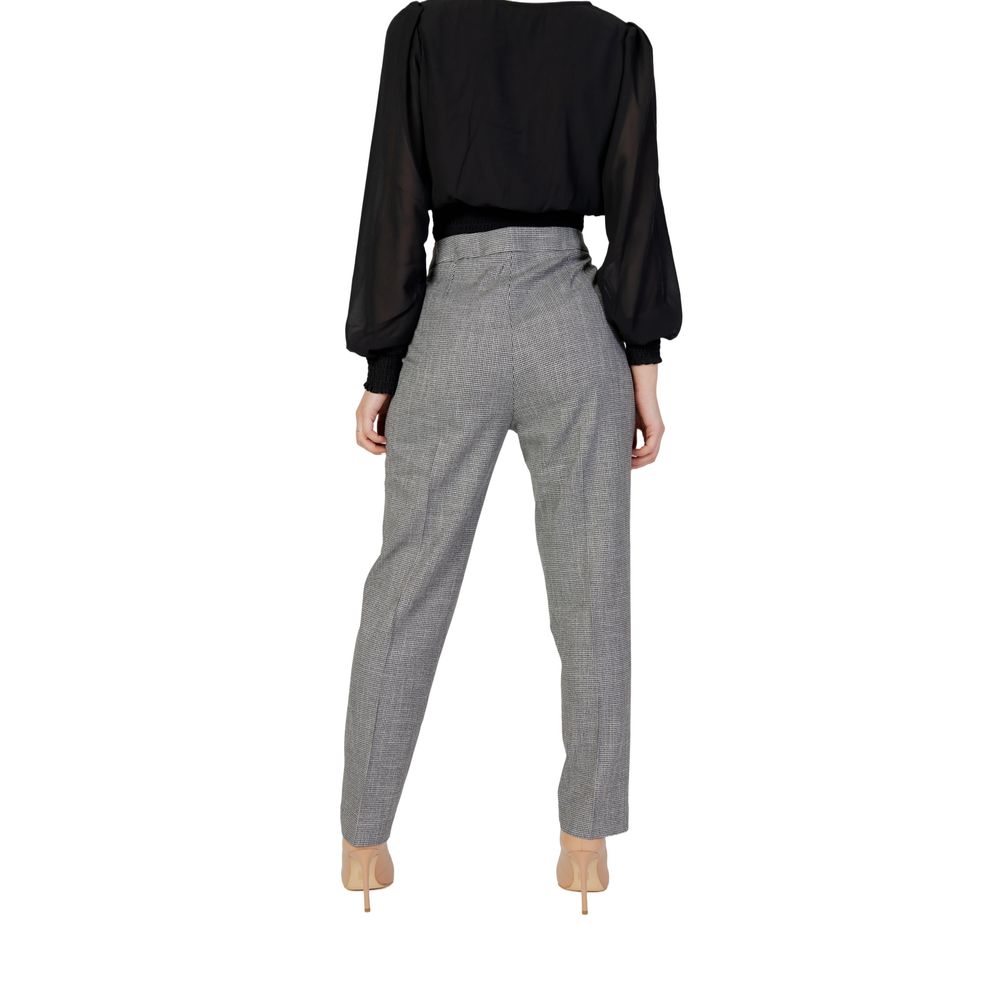 Morgan De Toi Black Polyester Pant $166.00 Morgan De Toi Luzworld