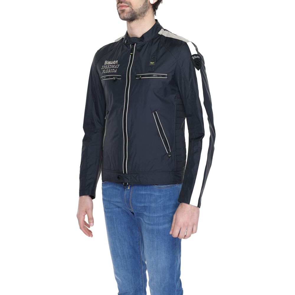 Blauer Black Polyamide Jackets & Coat $698.00 Blauer Luzworld