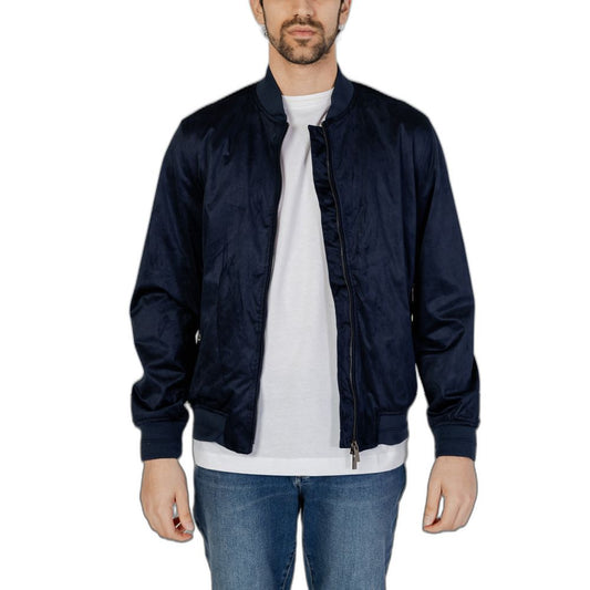 Hamaki-Ho Blue Polyester Jackets & Coat