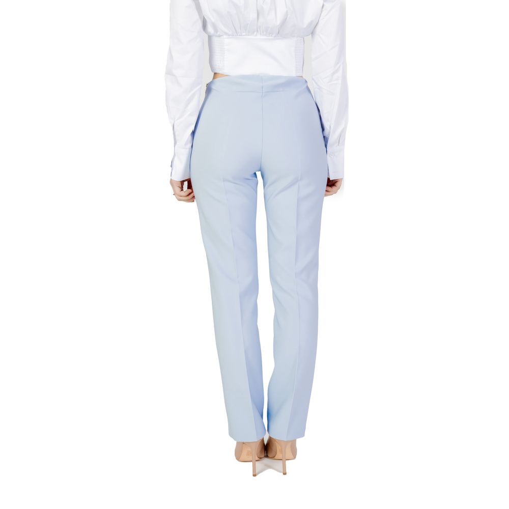 Sandro Ferrone Blue Polyester Pant $176.00 Sandro Ferrone Luzworld