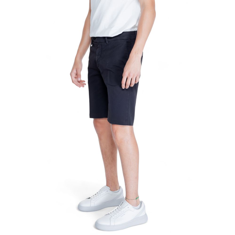 Antony Morato Black Cotton Bermuda
