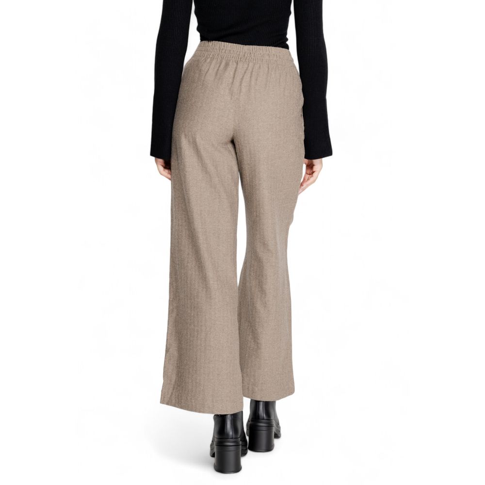 Jacqueline De Yong Brown Cotton Pant $123.00 Jacqueline De Yong Luzworld