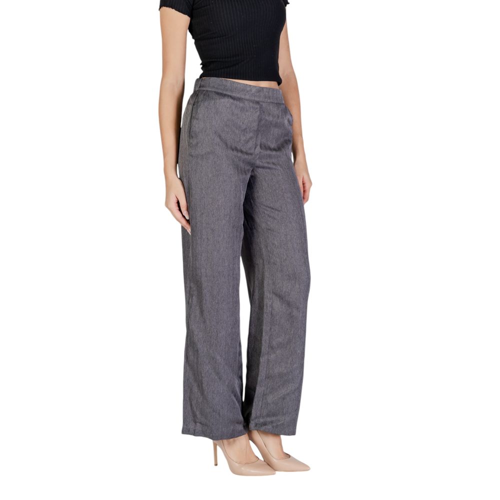 Jacqueline De Yong Gray Polyester Pant $131.00 Jacqueline De Yong Luzworld