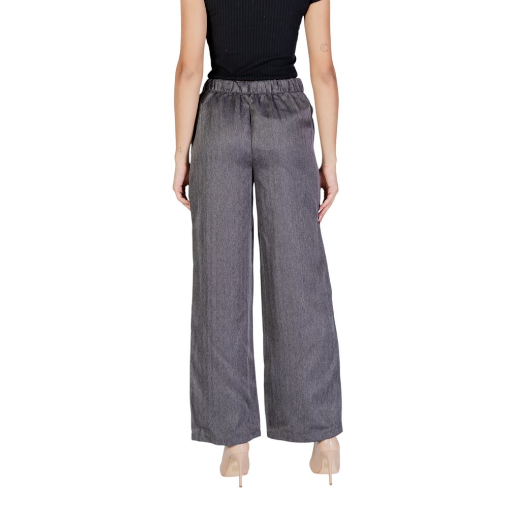 Jacqueline De Yong Gray Polyester Pant $131.00 Jacqueline De Yong Luzworld