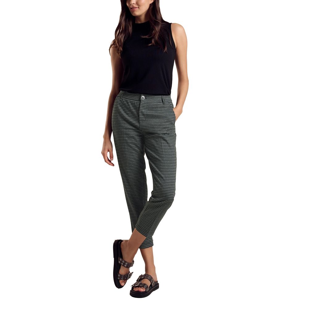 Street One Green Polyester Pant $171.00 Street One Luzworld