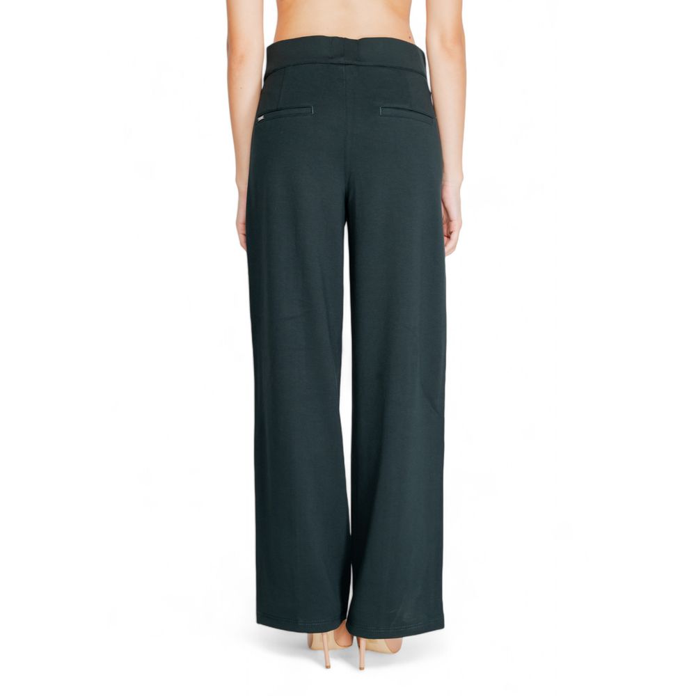 Street One Green Viscose Pant $158.00 Street One Luzworld