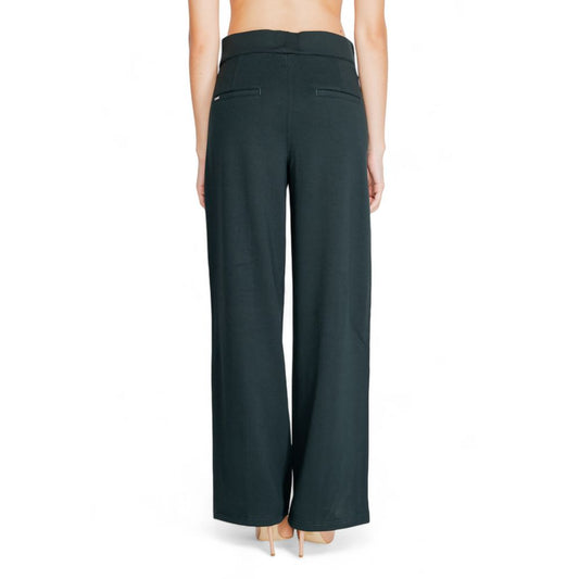 Street One Green Viscose Pant $158.00 Street One Luzworld