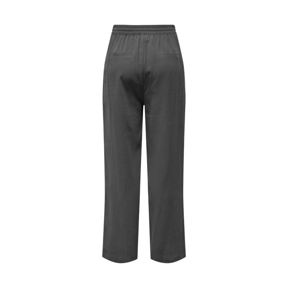 Jacqueline De Yong Gray Viscose Pant $131.00 Jacqueline De Yong Luzworld