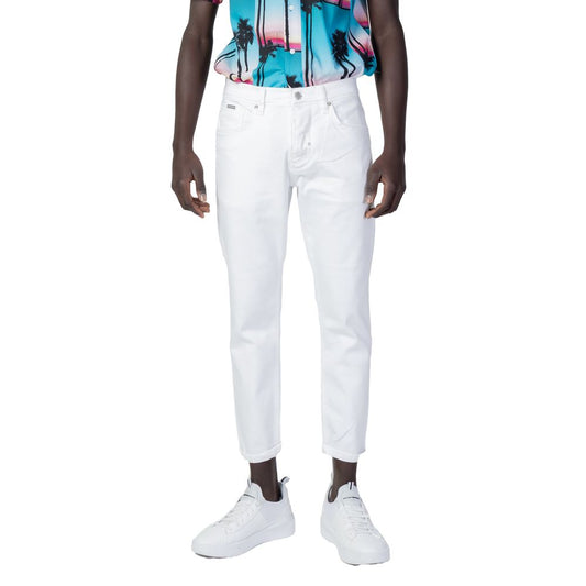 Antony Morato White Cotton Skinny Jean $194.00 Antony Morato Luzworld