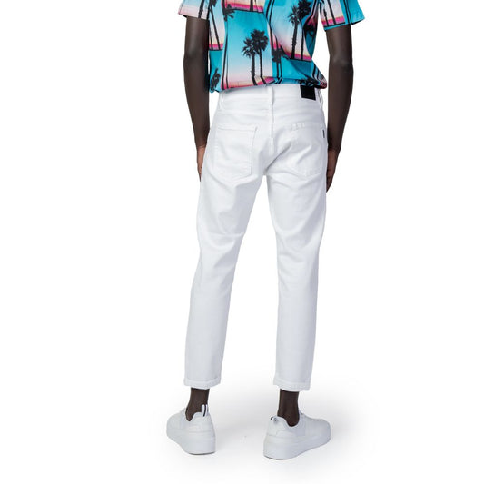 Antony Morato White Cotton Skinny Jean $194.00 Antony Morato Luzworld