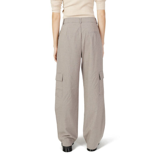 Only Beige Polyester Pant $133.00 Only Luzworld