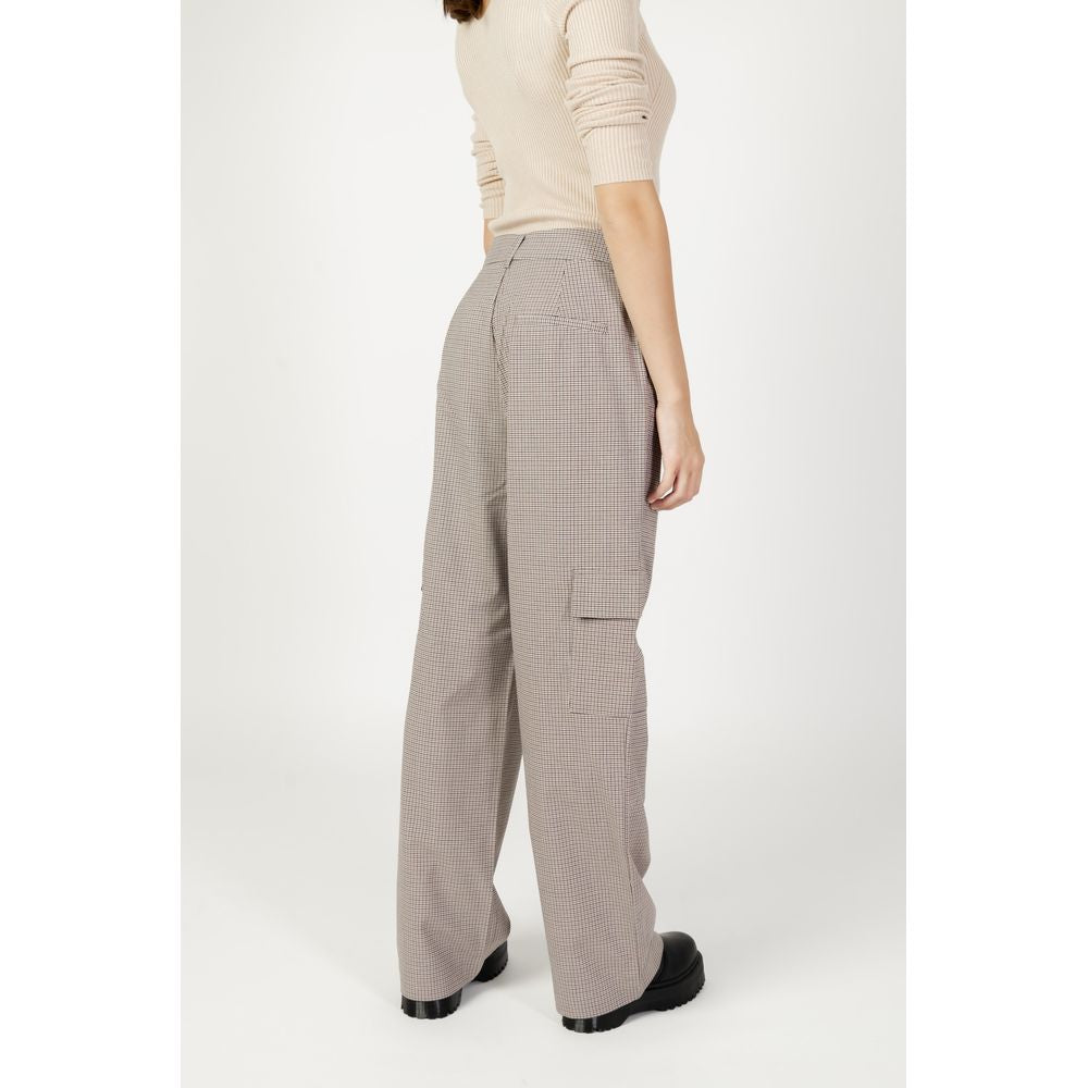 Only Beige Polyester Pant $133.00 Only Luzworld