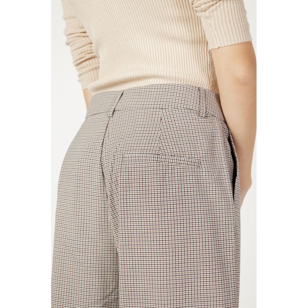 Only Beige Polyester Pant $133.00 Only Luzworld