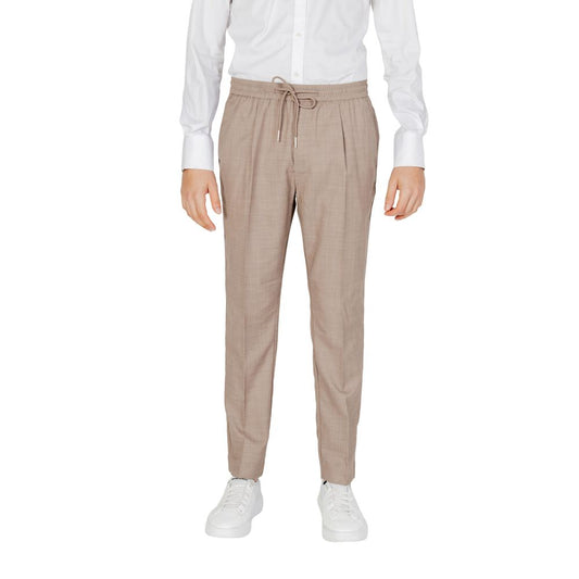 Antony Morato Beige Polyester Pant $207.00 Antony Morato Luzworld