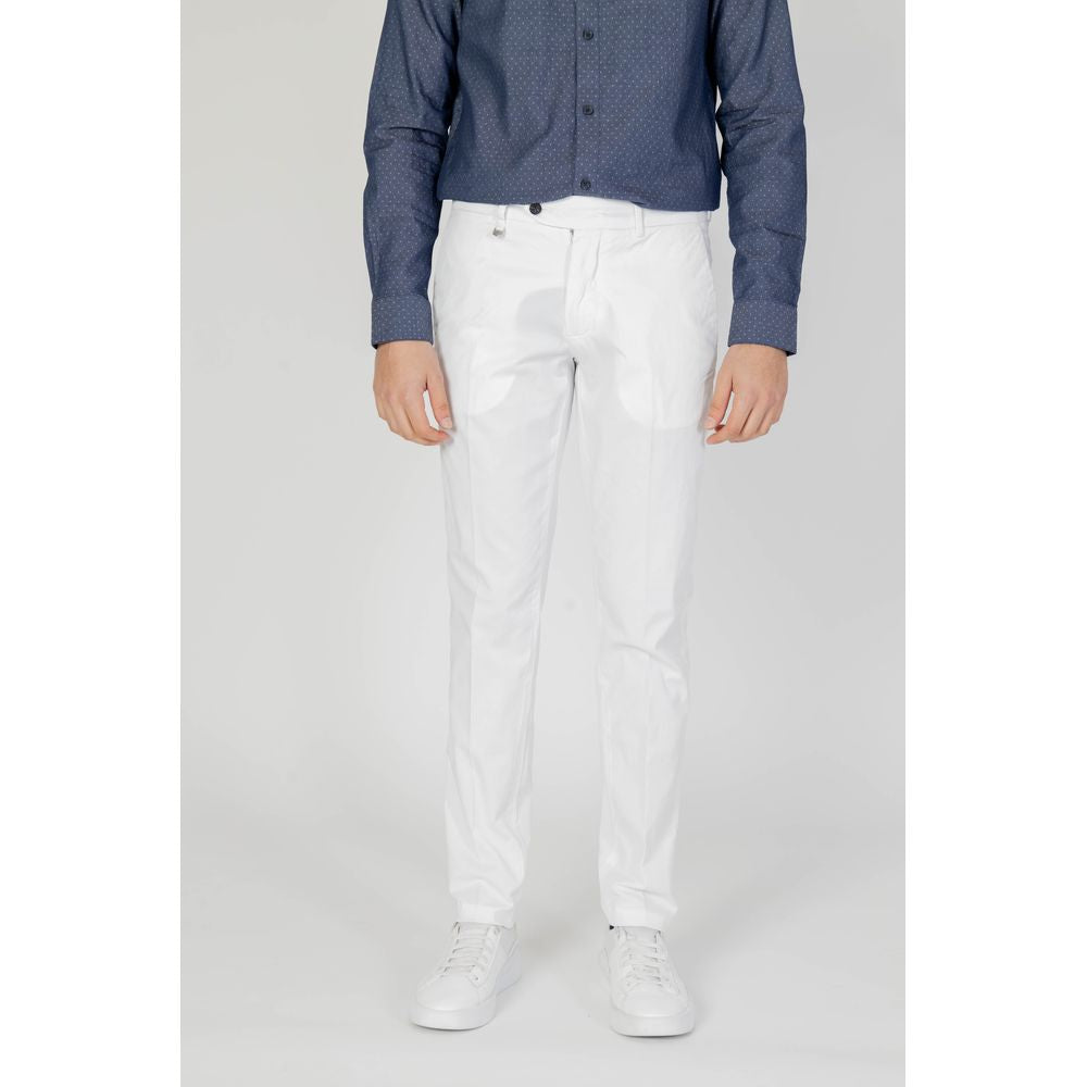 Antony Morato Cream Cotton Skinny Pant $194.00 Antony Morato Luzworld