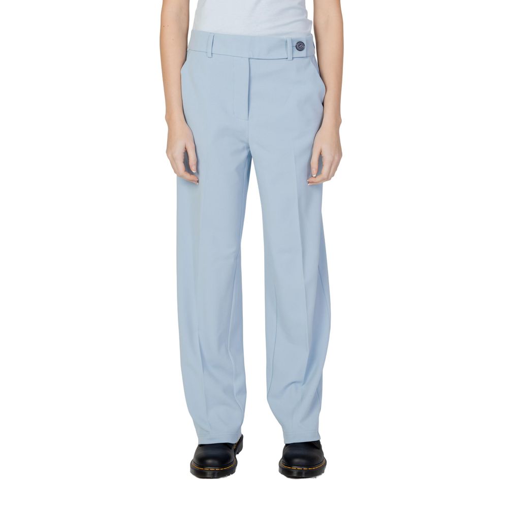 Only Blue Polyester Pant $127.00 Only Luzworld