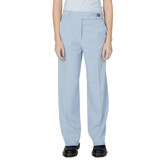 Only Blue Polyester Pant $127.00 Only Luzworld