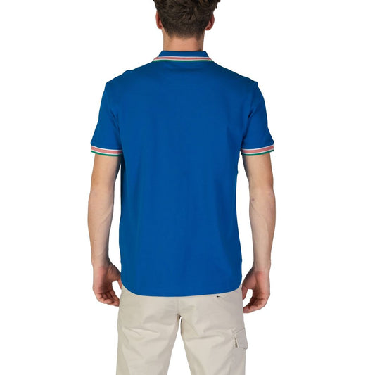 Hugo Boss Blue Cotton Polo Shirt $194.00 Hugo Boss Luzworld