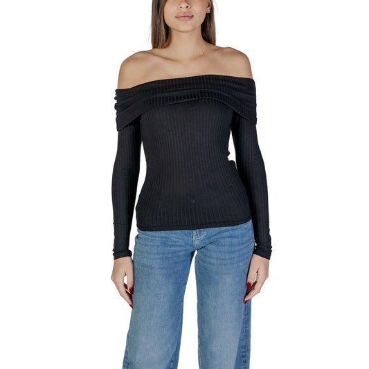 Jacqueline De Yong Black Viscose Sportswear $113.00 Jacqueline De Yong Luzworld