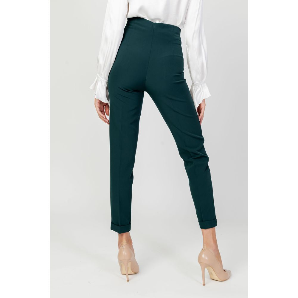 Sandro Ferrone Green Polyester Pant $183.00 Sandro Ferrone Luzworld