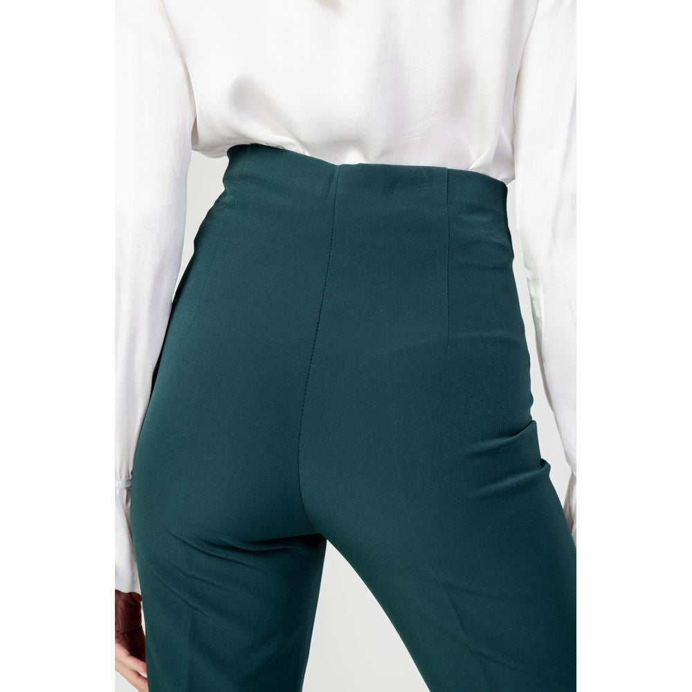 Sandro Ferrone Green Polyester Pant $183.00 Sandro Ferrone Luzworld