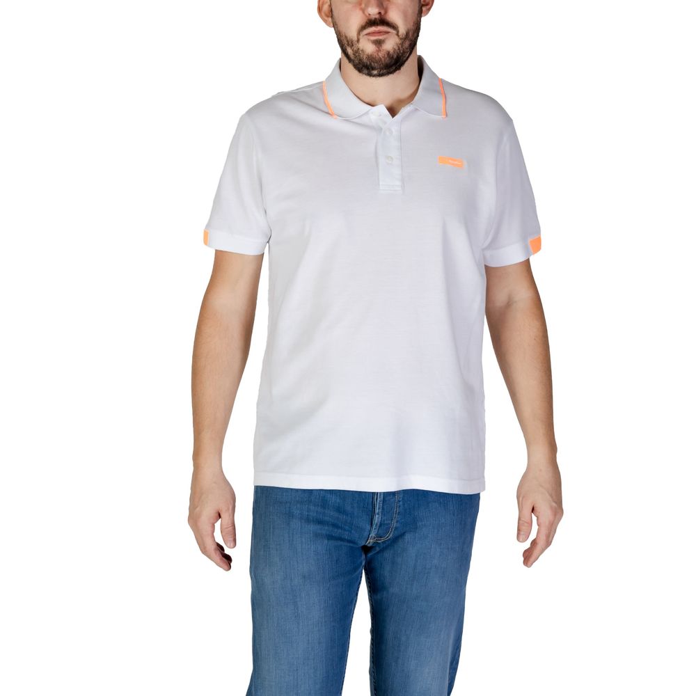 Refrigiwear White Cotton Polo Shirt $179.00 Refrigiwear Luzworld