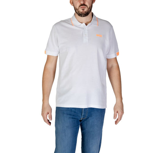 Refrigiwear White Cotton Polo Shirt $179.00 Refrigiwear Luzworld