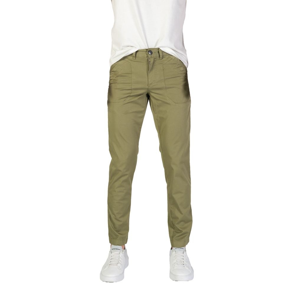 Refrigiwear Green Cotton Pant $251.00 Refrigiwear Luzworld