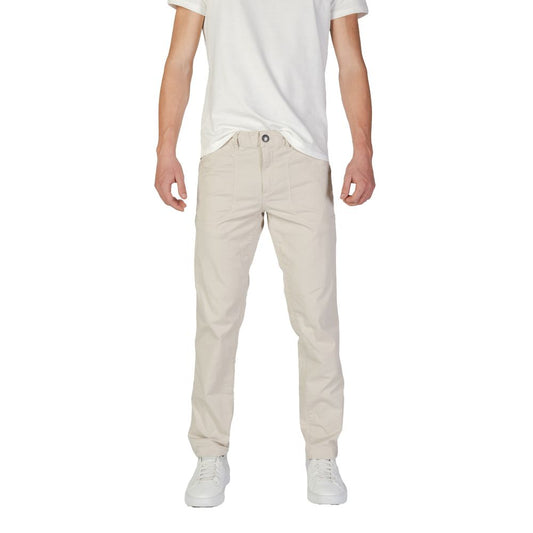 Refrigiwear Beige Cotton Pant $251.00 Refrigiwear Luzworld