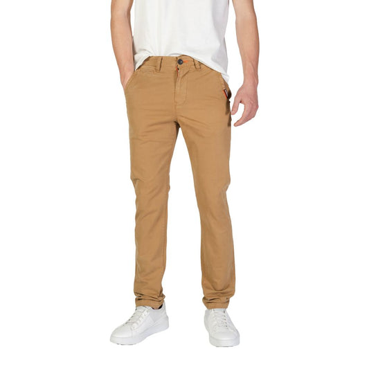 Superdry Beige Cotton Skinny Pant $197.00 Superdry Luzworld