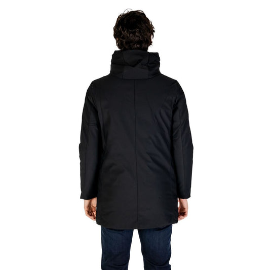 Hydra Clothing Black Nylon Jackets & Coat
