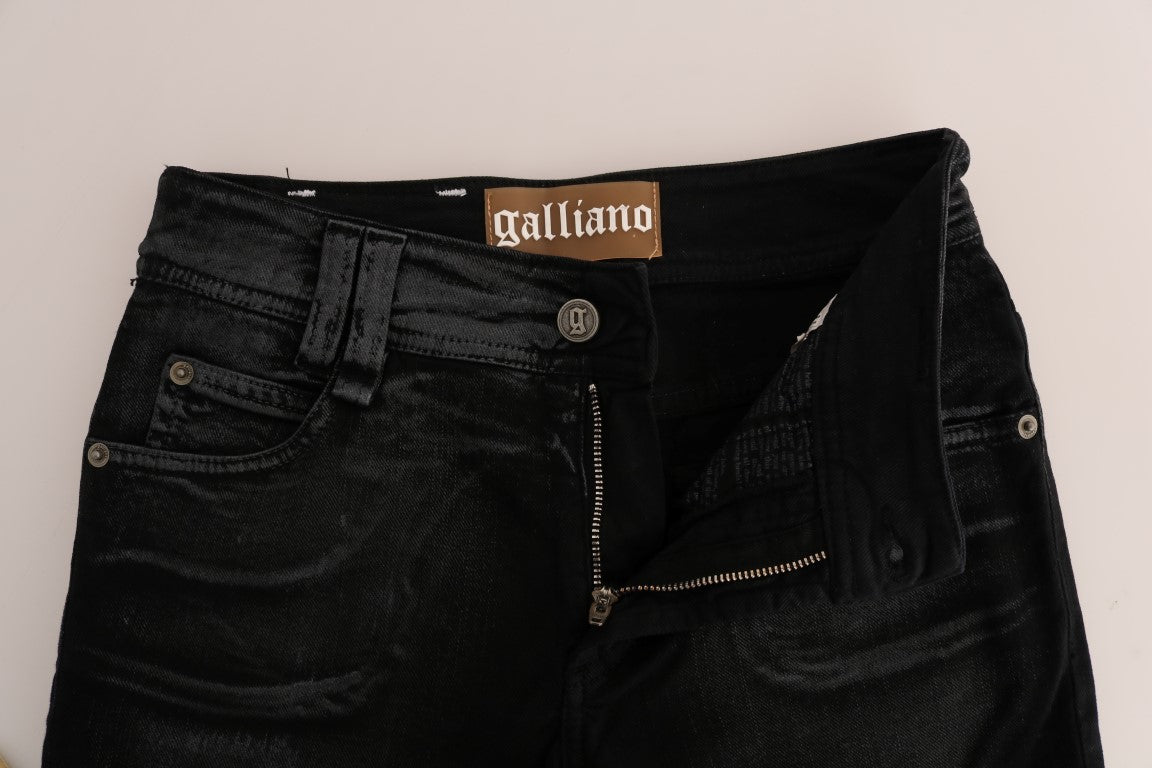 John Galliano Gray Wash Cotton Stretch Regular Fit Jeans $927.00 John Galliano Luzworld