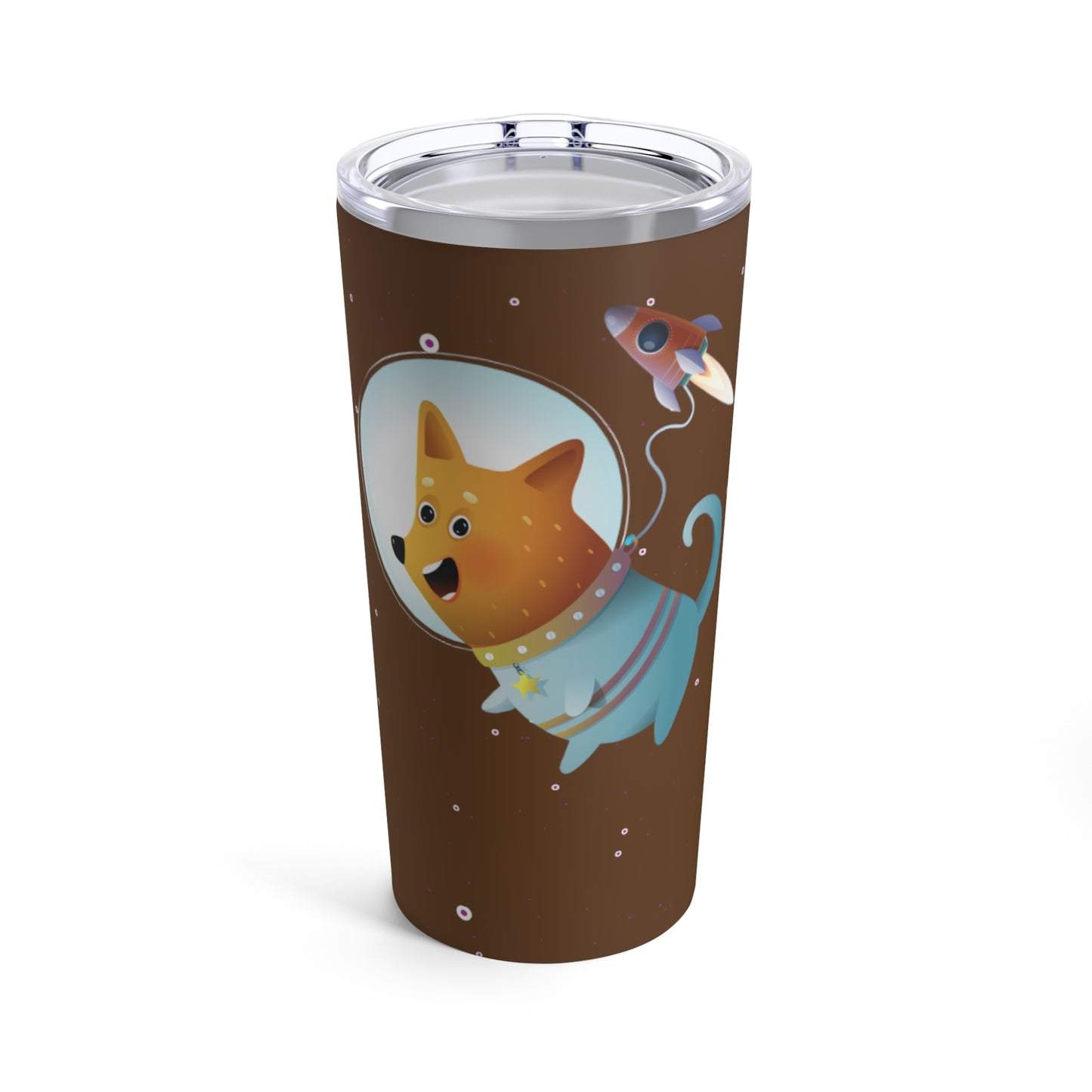 Space Walk: Brown Tumbler 20oz - Luzworld