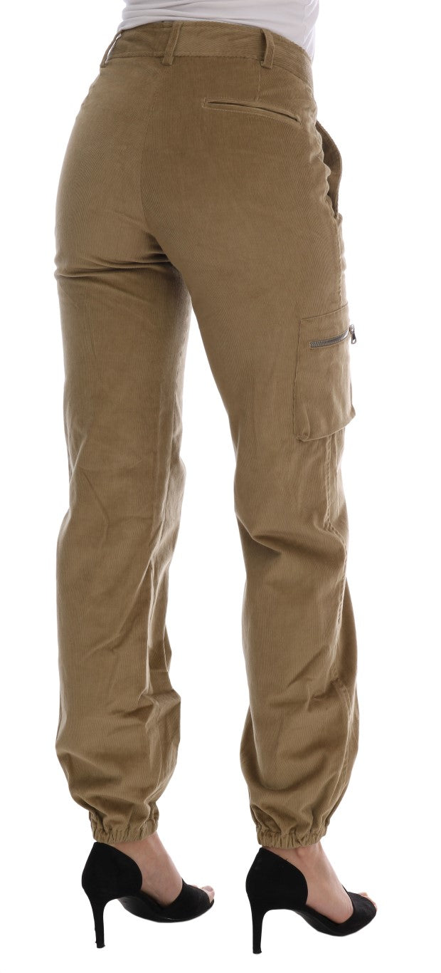 Ermanno Scervino Beige Cotton Corduroys Pants $672.00 Ermanno Scervino Luzworld