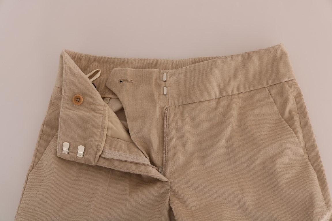 Ermanno Scervino Beige Cotton Bootcut Pants $904.00 Ermanno Scervino Luzworld