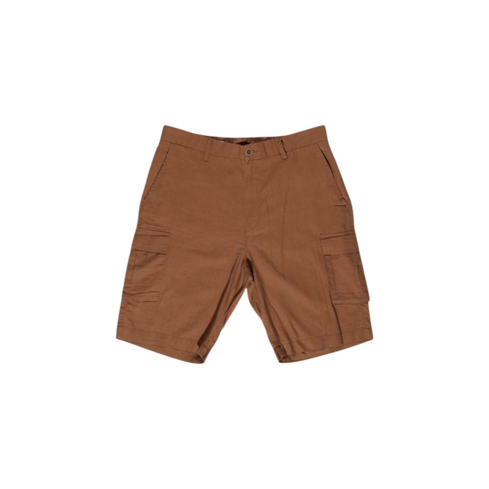 Hamaki-Ho Brown Linen Bermuda $141.00 Hamaki-Ho Luzworld