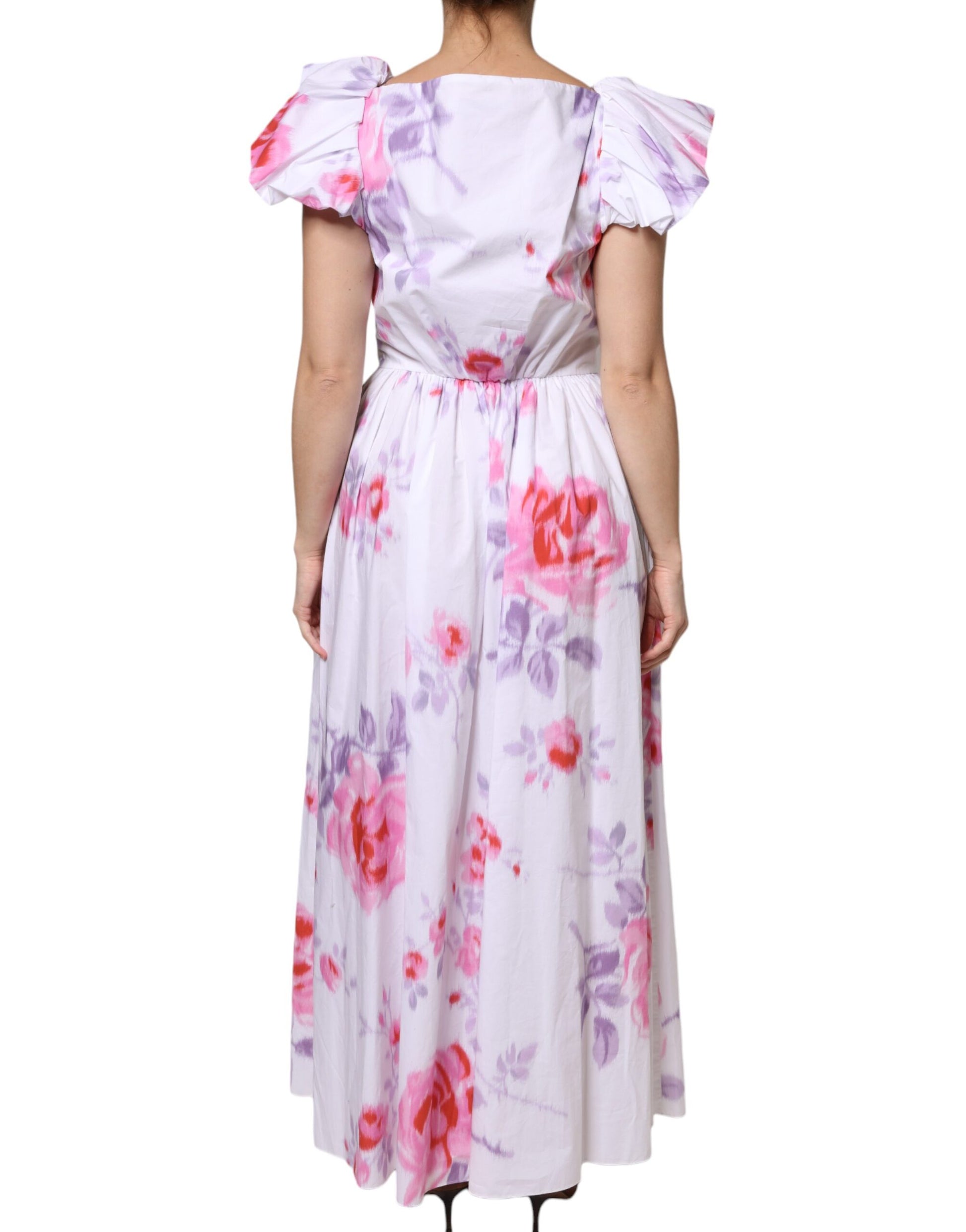 Philosophy White Floral Cotton Maxi Dress $1693.00 Philosophy Luzworld