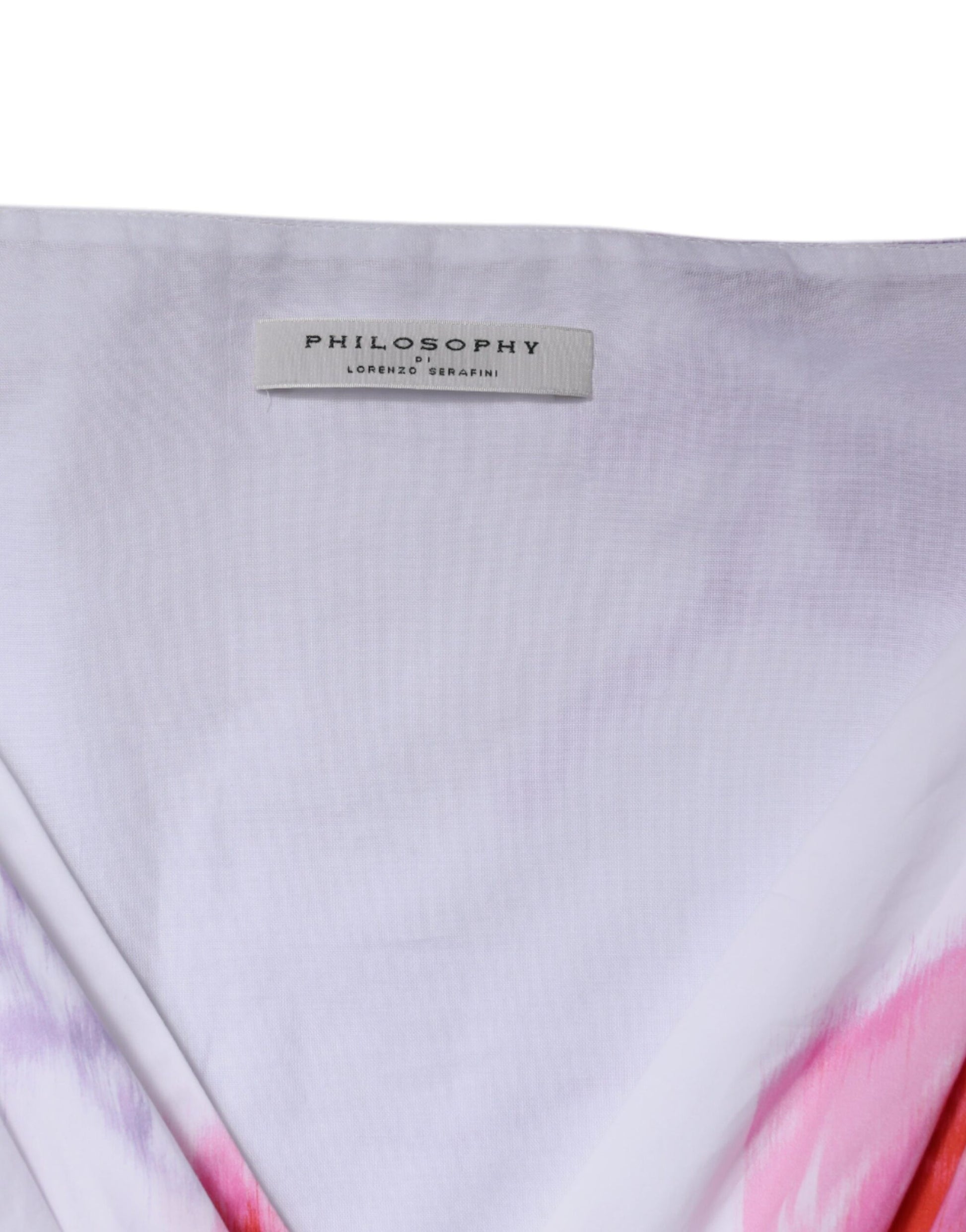 Philosophy White Floral Cotton Maxi Dress $1693.00 Philosophy Luzworld